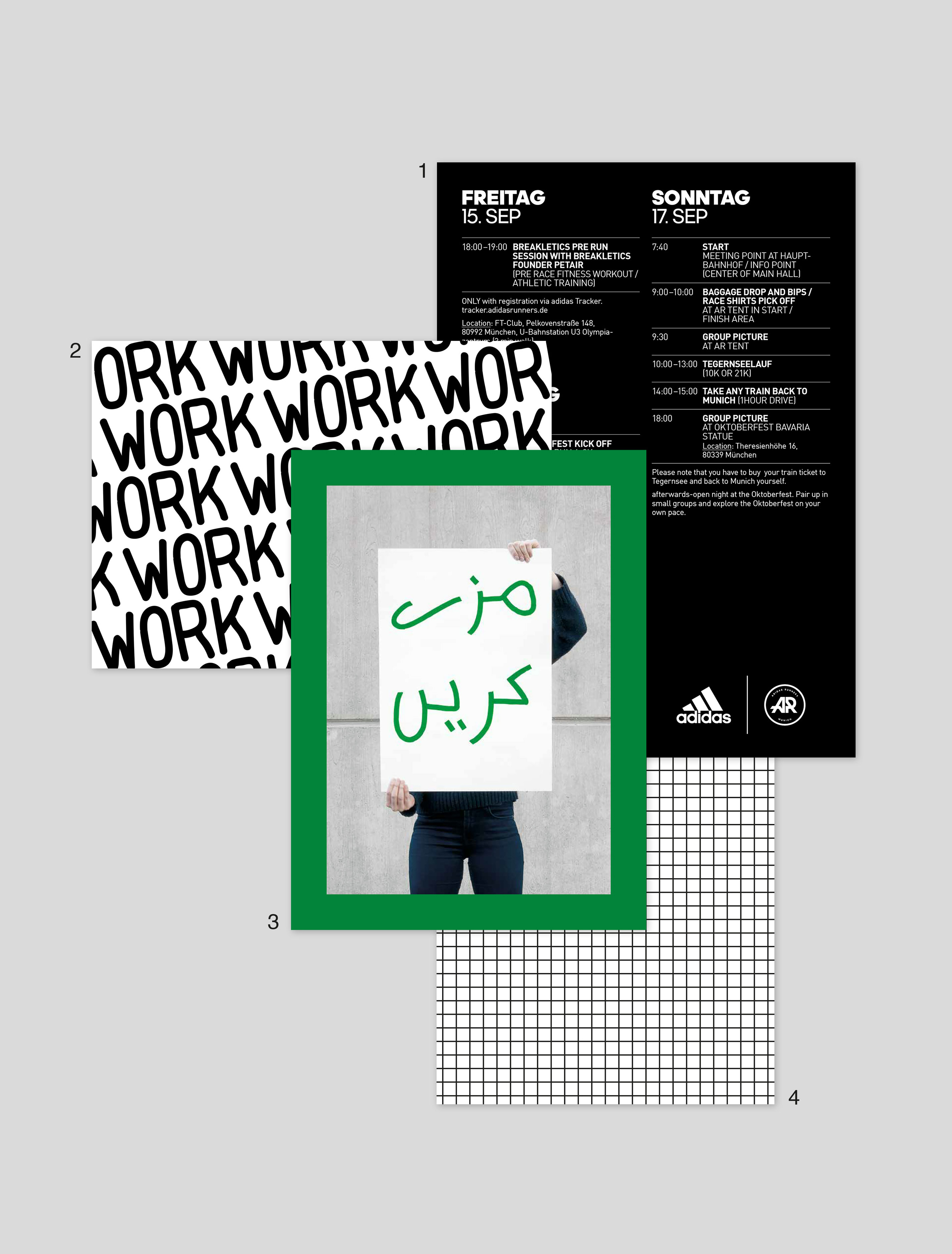 Zusammenstellung einiger Druckprojekte von Studio Biro, Flyer & Broschüren